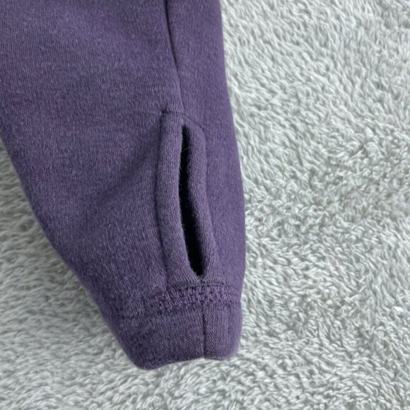 Athleta Womens Small Purple Fleece Wrap Jacket With Zipper Pockets 5311 - Picture 7 of 11
